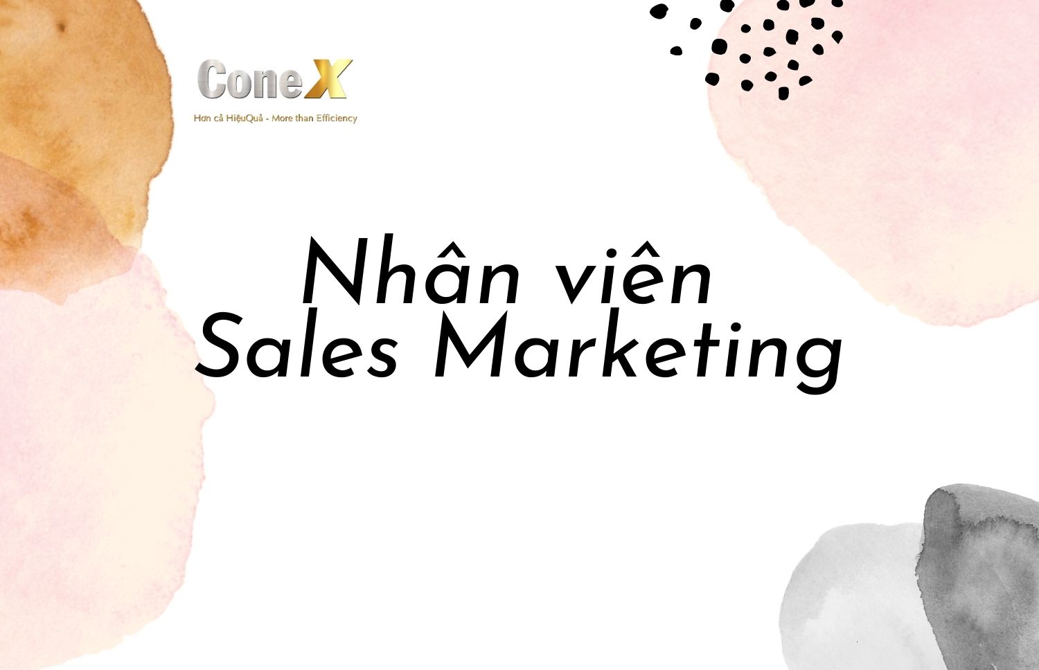 NHÂN VIÊN SALES MARKETING
